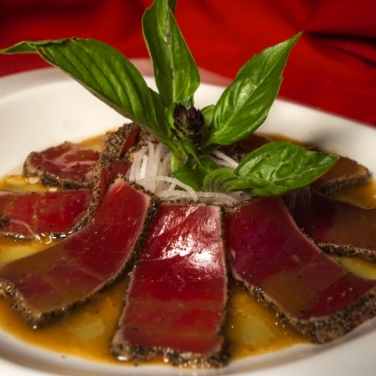 Order Black Peppered Tuna food online from The Little Kitchen of Westport store, Westport on bringmethat.com