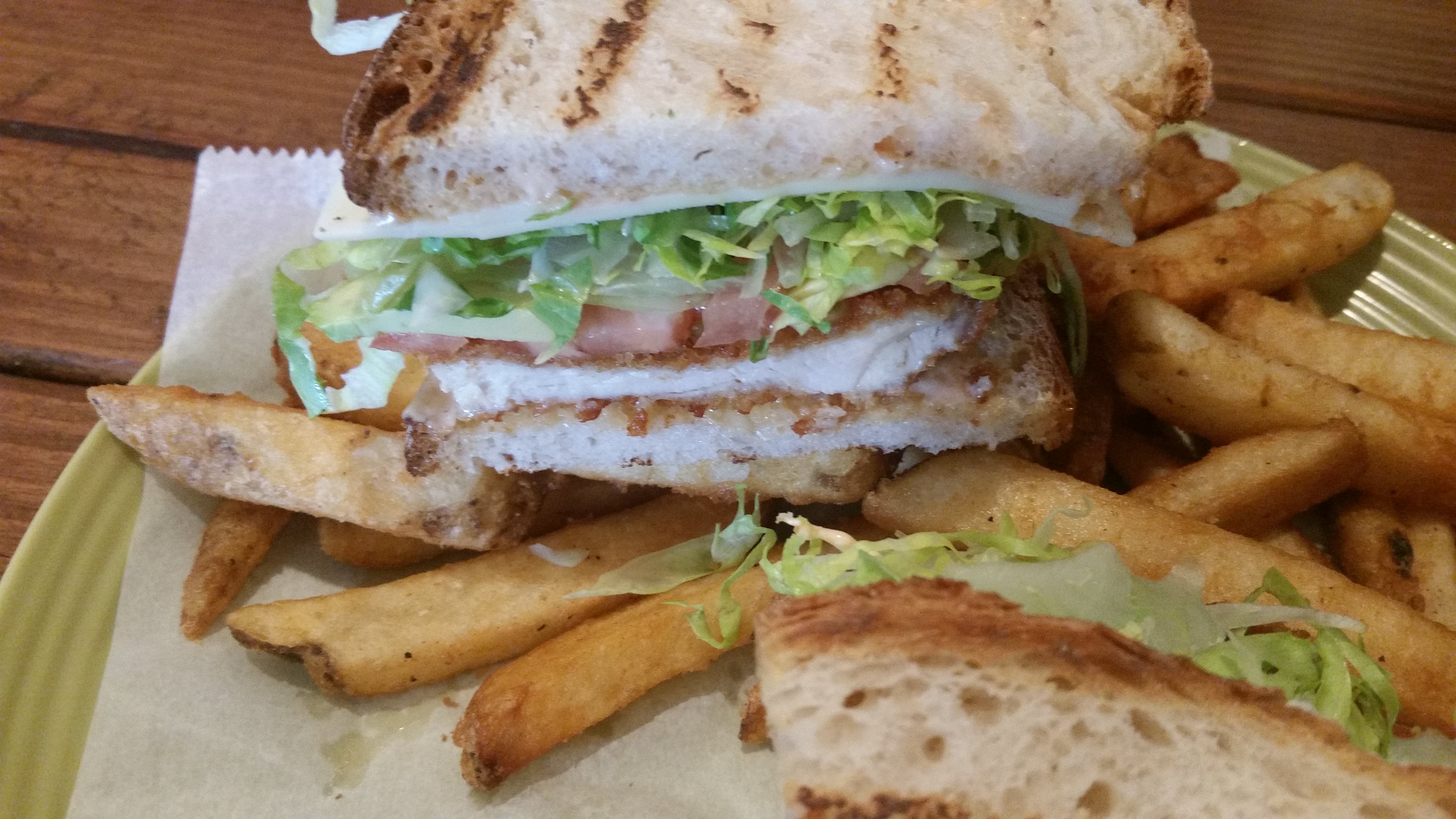 Order 20. Chicken Cutlet Club Panini - Panini food online from Pizza & Panini store, Toms River on bringmethat.com