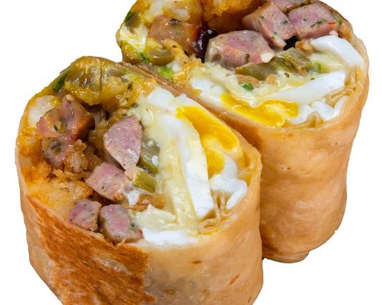 Order Jersey Shore Breakfast Burrito food online from Bad-Ass Breakfast Burritos store, Chicago on bringmethat.com