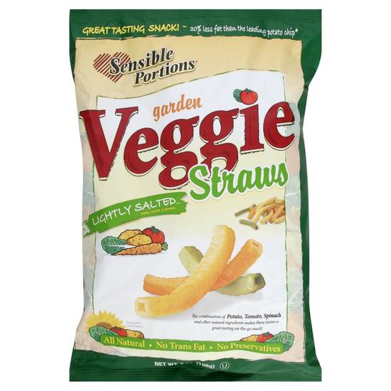 Order Sensible Portions Veggie Straw Snack Sea Salt (7 oz) food online from Rite Aid store, Yamhill County on bringmethat.com
