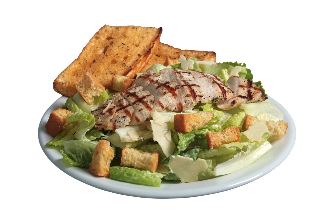 Order Grilled Chicken Caesar Salad food online from Big Mama's and Papa's Pizzeria store, Granada Hills on bringmethat.com