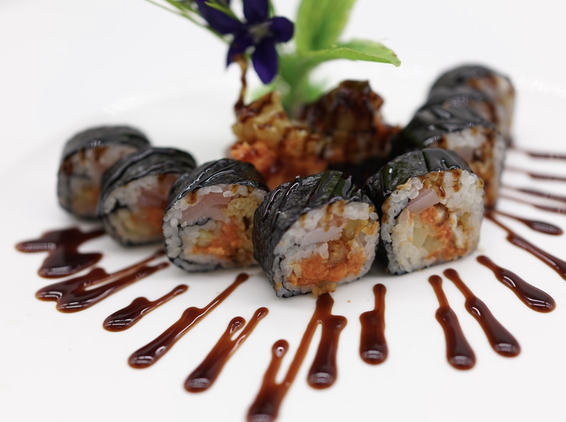 Order Scorpion Roll food online from Red Bowl Asian Bistro store, Cary on bringmethat.com
