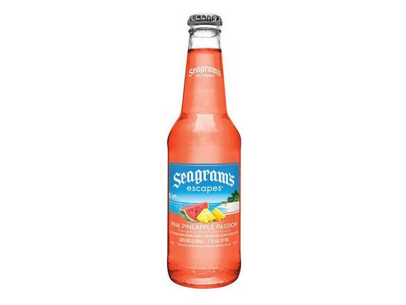 Order Seagram's Escapes Pink Pineapple Passion - 4x 11.2oz Bottles food online from Kirby Food & Liquor store, Champaign on bringmethat.com
