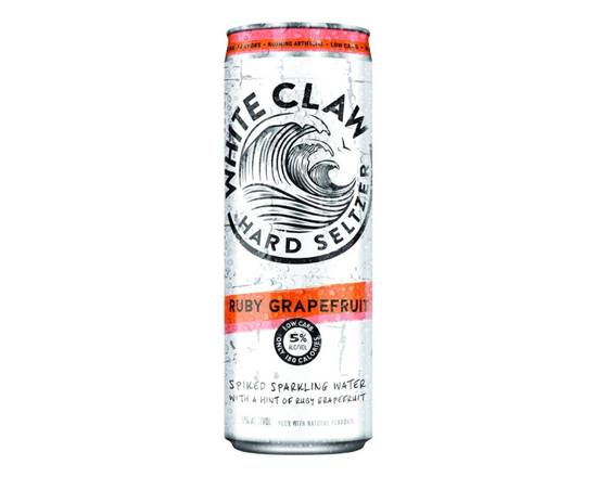 Order White Claw Grapefruit 24oz Can food online from Chevron ExtraMile store, El Cerrito on bringmethat.com