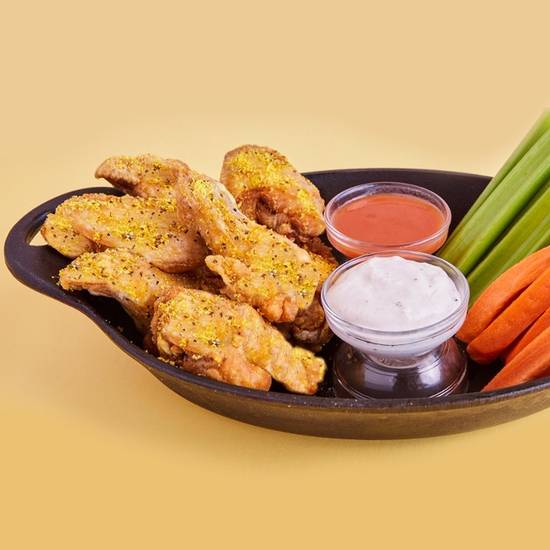 Order Lemon Pepper Wings food online from Lorenzo Of New York Pizza store, Oakland on bringmethat.com