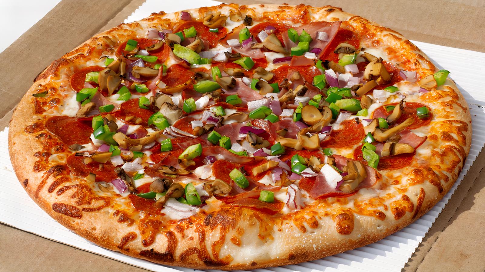 Order Supreme Pizza food online from Oliver Pizza store, Canton on bringmethat.com