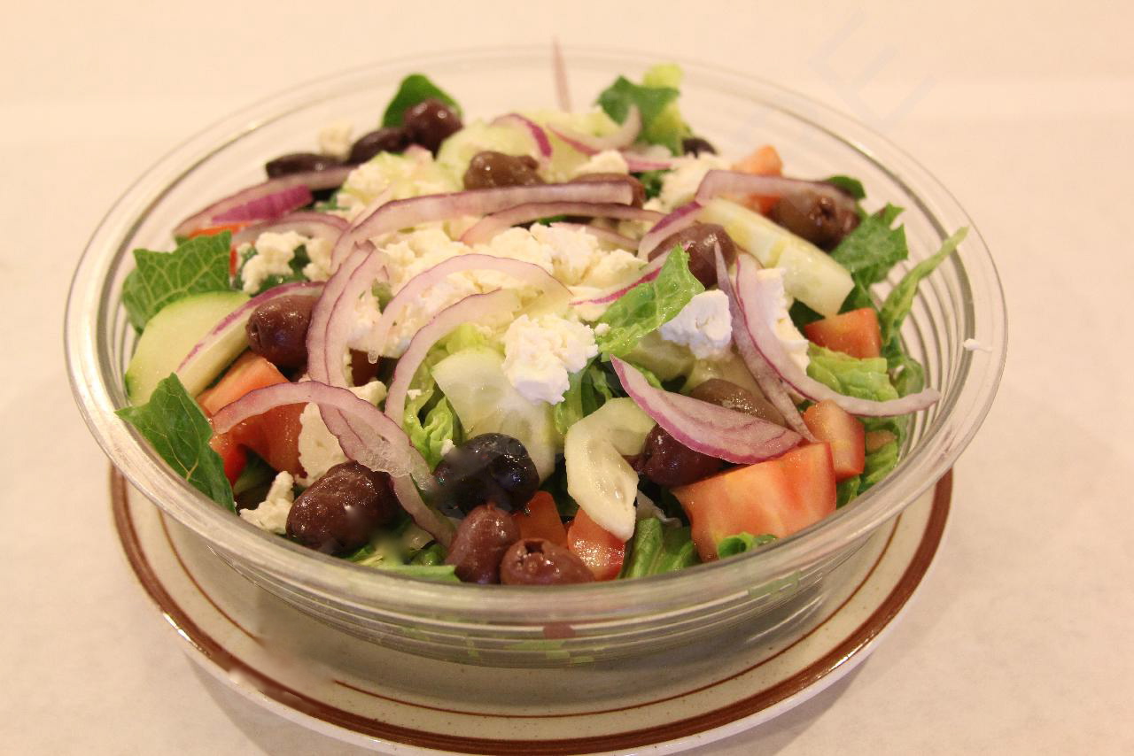 Order Greek Salad food online from Canter Deli store, Los Angeles on bringmethat.com