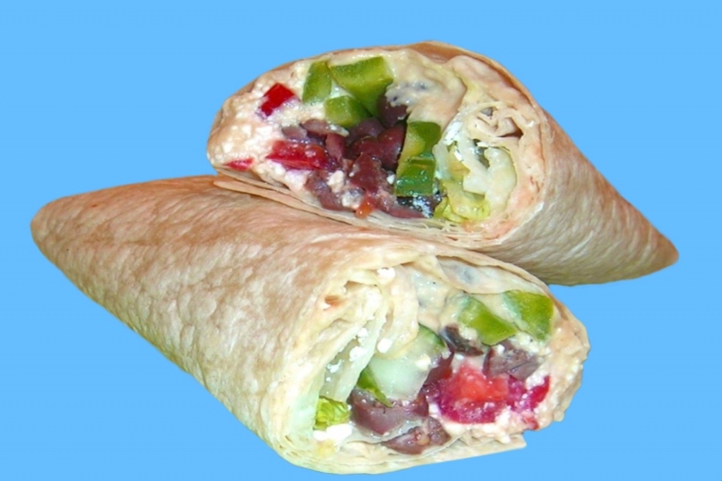 Order Veggie Feta Wrap food online from Mediterranean delight store, Glendale on bringmethat.com