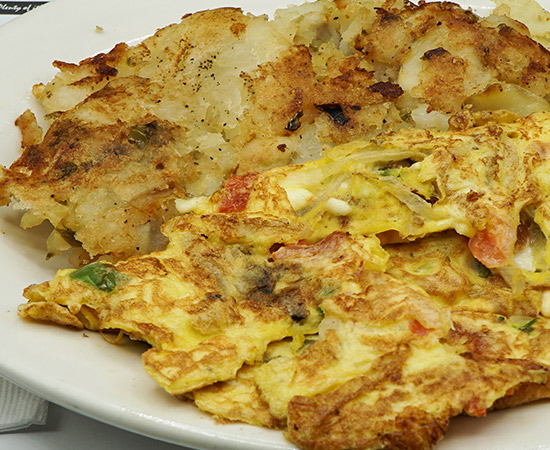 Order Ham Omelet food online from Coach House Diner Restaurant store, North Bergen on bringmethat.com