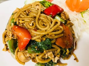 Order Spaghetti Kee Mao food online from The Elephant Geneva store, Geneva on bringmethat.com