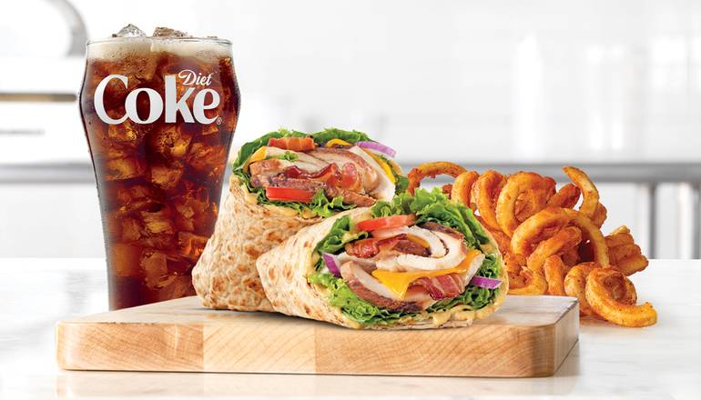 Order Chicken Club Wrap food online from Arby store, Crawfordsville on bringmethat.com