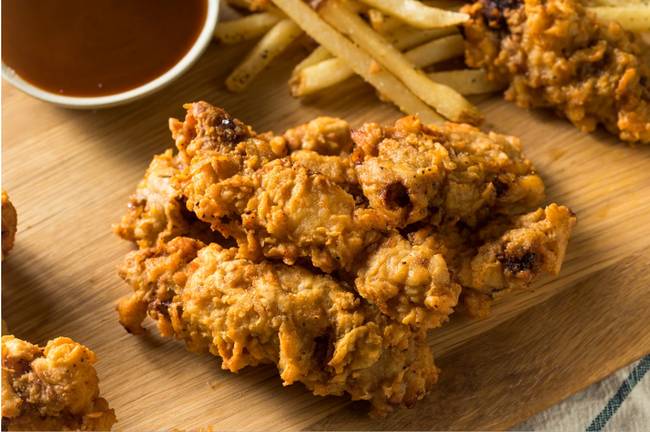 Order Chicken Tenders - food online from Burgers Shakes store, Morganville on bringmethat.com