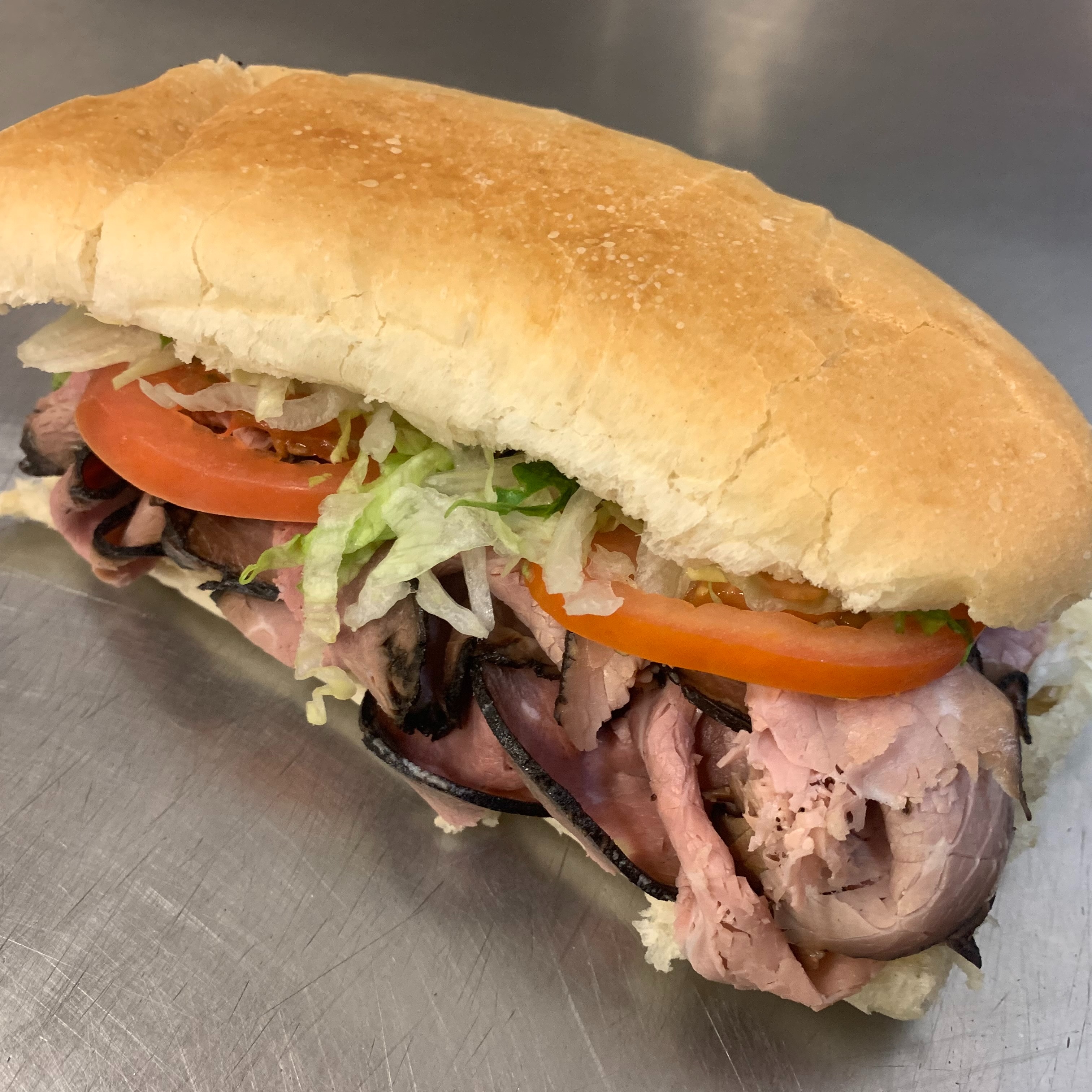 Order 9. Roast Beef food online from Lieber Boxcar Express store, Galesburg on bringmethat.com
