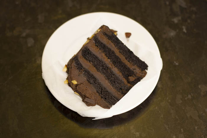 Order Chocolate Fudge Cake food online from Frank's Weiler's Deli store, Canoga Park on bringmethat.com