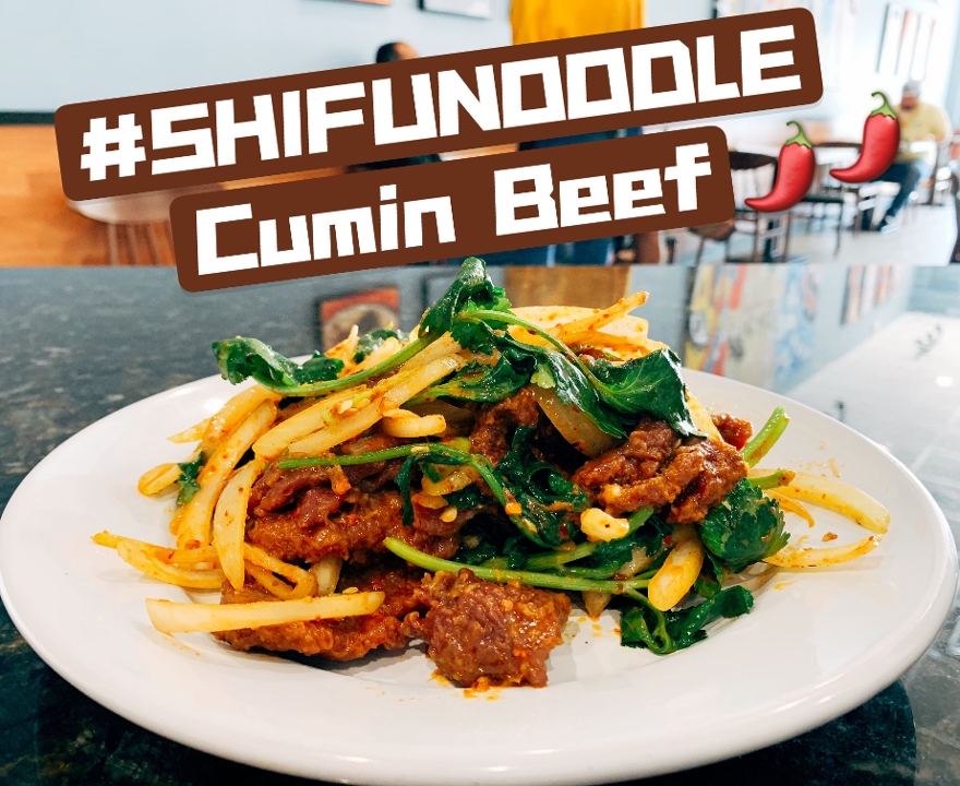 Order Spicy Cumin Beef 爆香孜然牛 food online from Shifu Noodle store, San Antonio on bringmethat.com