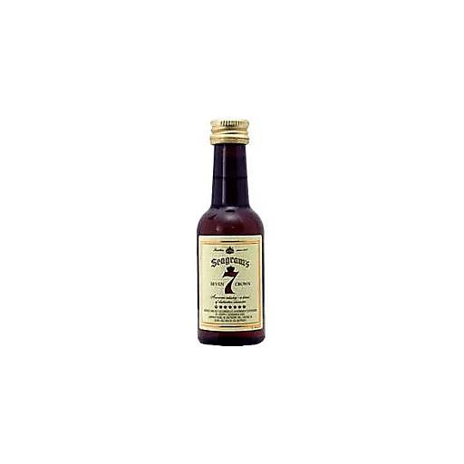 Order Seagram's 7 Crown Blended Whiskey (50 ML) 7343 food online from Bevmo! store, Costa Mesa on bringmethat.com