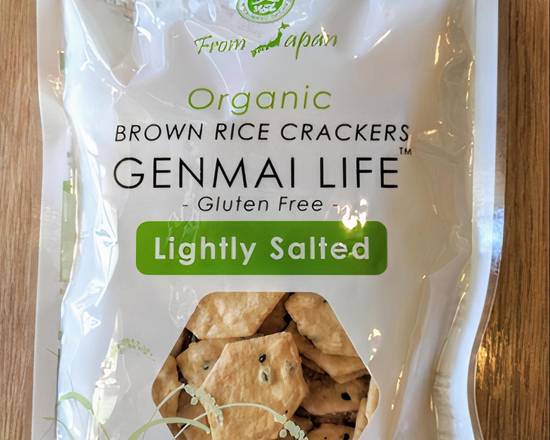 Order Genmai Lightly Sea Salt Crackers food online from Marie Callenders Bakery and Cafe store, Los Angeles on bringmethat.com