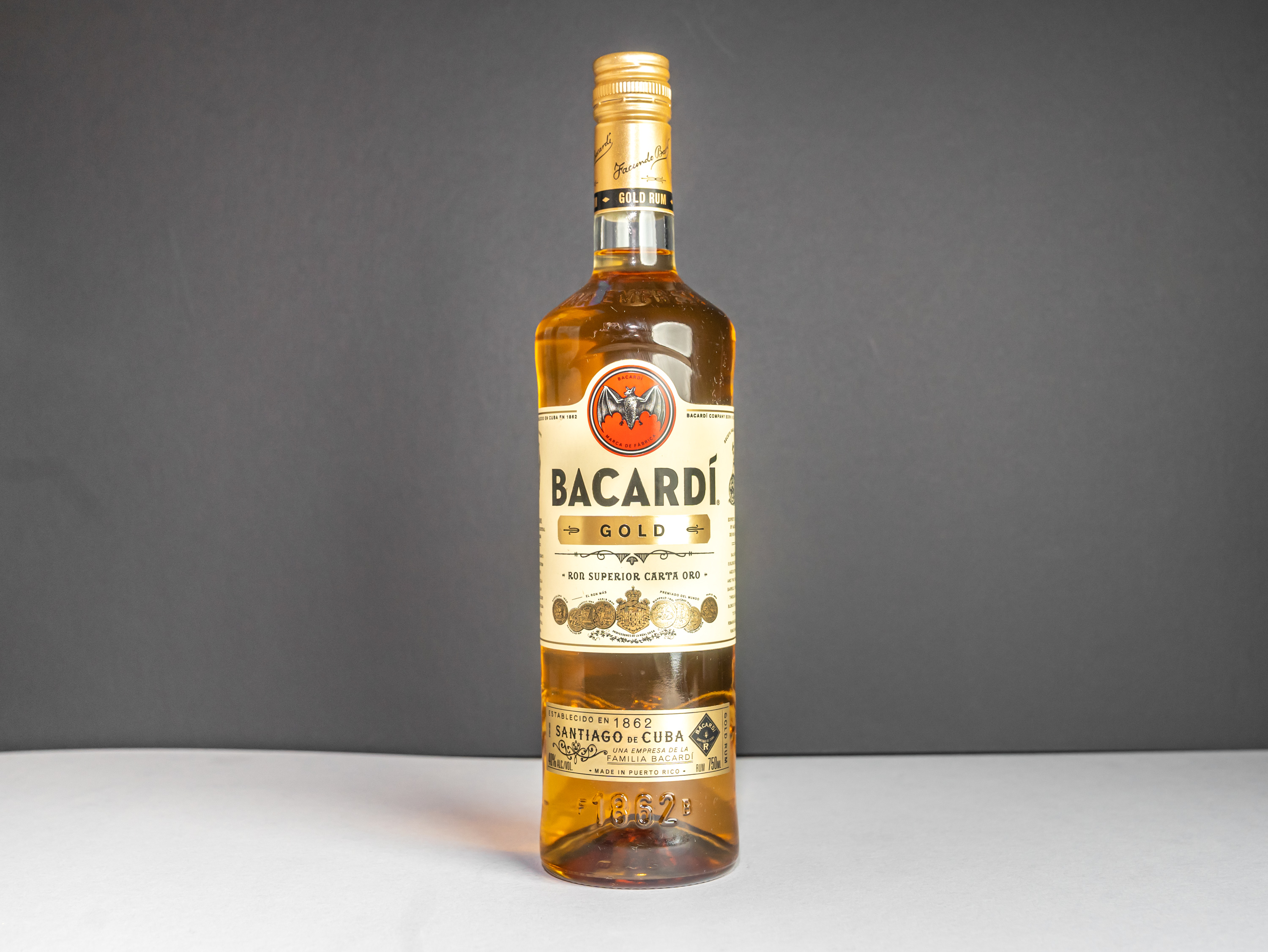 Order Bacardi Gold, 750 ml Rum food online from State Market store, San Francisco on bringmethat.com