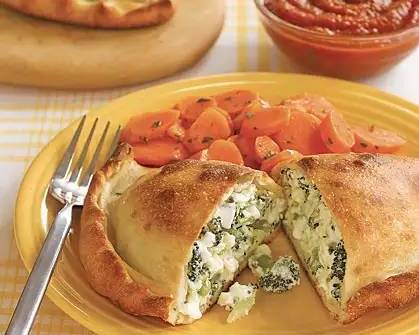 Order Large Calzone Deal - Greek  food online from Pizzaholic store, Oklahoma City on bringmethat.com