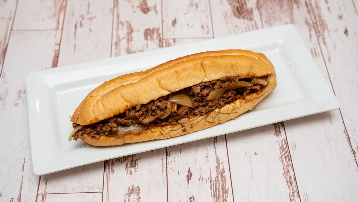 Order 4. BBQ Cheesesteak Sandwich food online from Cheesesteak Grille store, Roseville on bringmethat.com