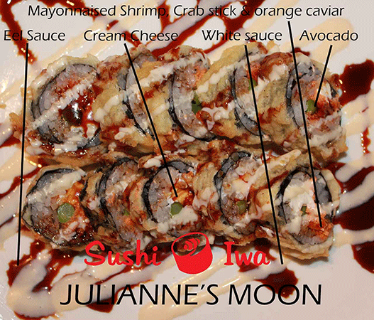 Order JULIANNE'S MOON food online from Sushi Iwa store, Clayton on bringmethat.com