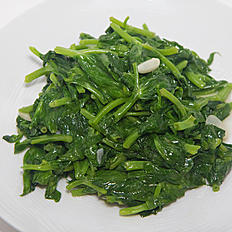 Order Sauteed Pea Pod Stems 清炒豆苗  K food online from Jin's Fine Asian Cuisine store, Brookline on bringmethat.com