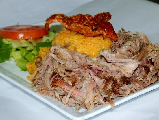 Order Rice with Pork food online from Towerz Tacos store, Cibolo on bringmethat.com