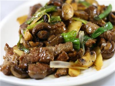 Order Rib Eye Steak with Fresh Mushroom food online from MingHin Cuisine - Lakeshore East store, Chicago on bringmethat.com