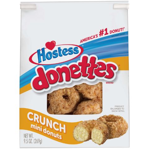 Order Hostess Donettes Crunch Bag 9.5oz food online from 7-Eleven store, Chicago on bringmethat.com