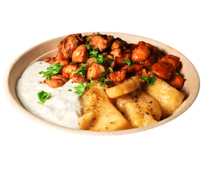 Order 7. Argos Rice Bowl food online from Athenian Fresh Grill store, North Arlington on bringmethat.com