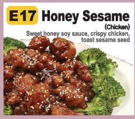 Order E17. Honey Sesame food online from Asian Pot Express store, Lewisville on bringmethat.com
