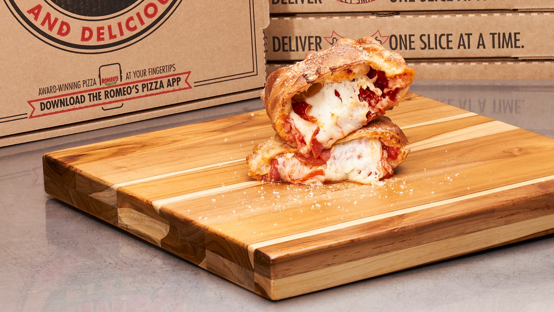 Order Pepperoni Maniac Calzone food online from Romeo Pizza store, Columbus on bringmethat.com