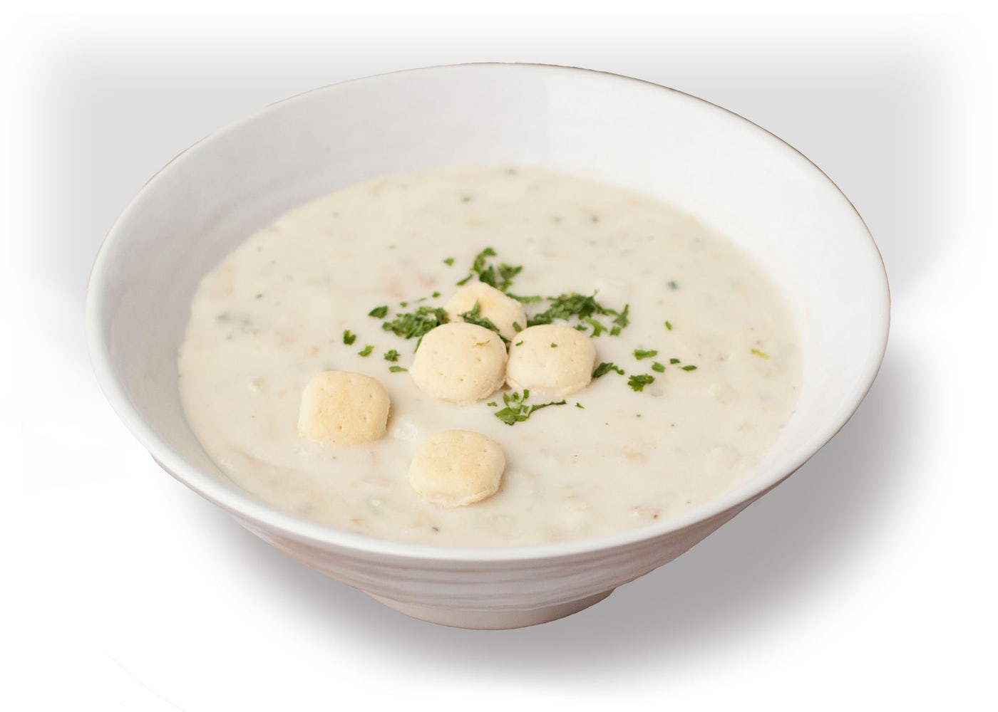 Order NEW ENGLAND CLAM CHOWDER food online from California Fish Grill store, Gardena on bringmethat.com