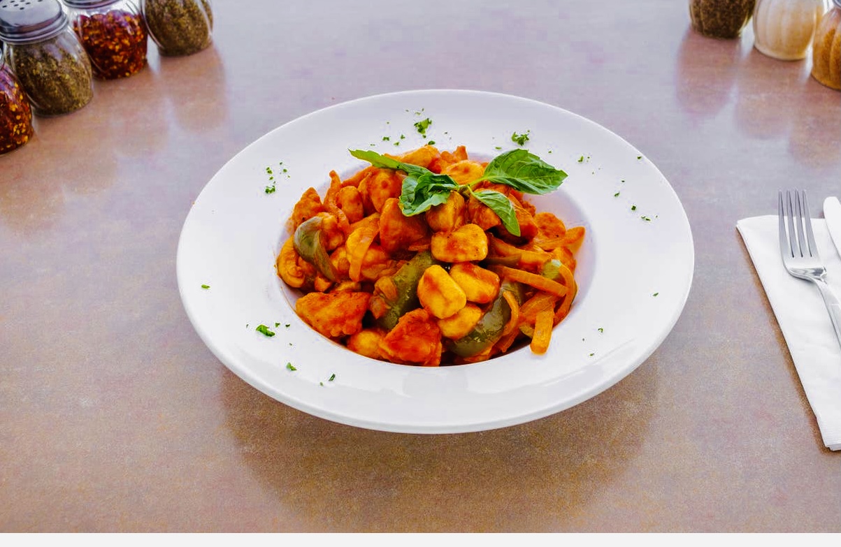 Order Gnocchi chicken cacciatore  food online from Chris Pizza store, Clifton on bringmethat.com