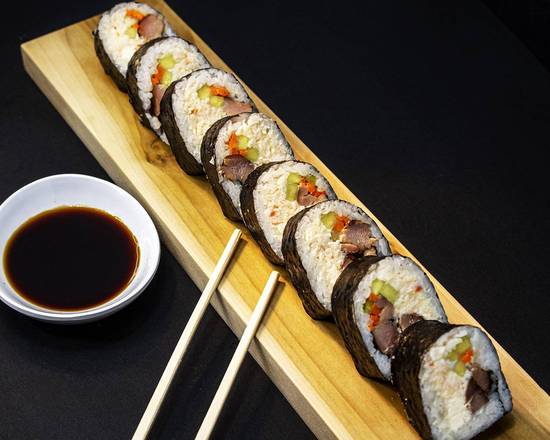 Order Chicken Ninja Roll food online from Blue Fish Sushi & Teriyaki store, Huntington Park on bringmethat.com