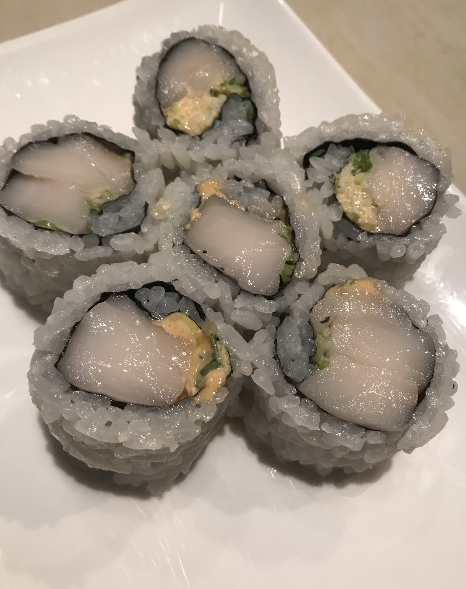 Order Spicy Super White Tuna Roll food online from Big Bite Sushi store, Chicago on bringmethat.com