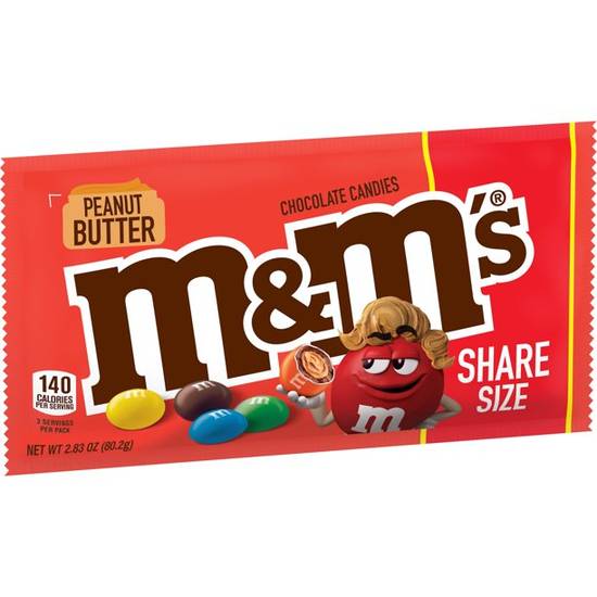 Order M&MsPeanut Butter Chocolate Candy food online from Exxon Food Mart store, Port Huron on bringmethat.com