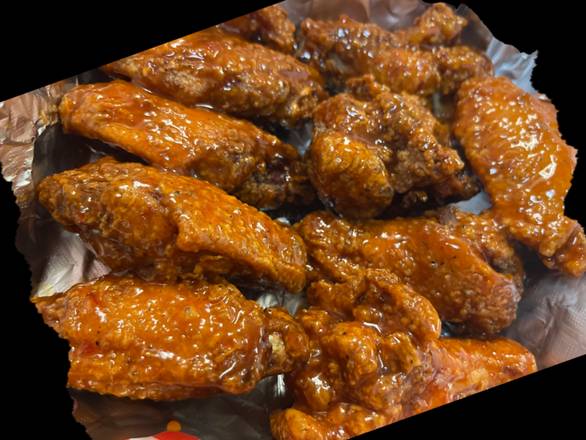 Order 50 Wings Only food online from Gossip Shack store, Pflugerville on bringmethat.com