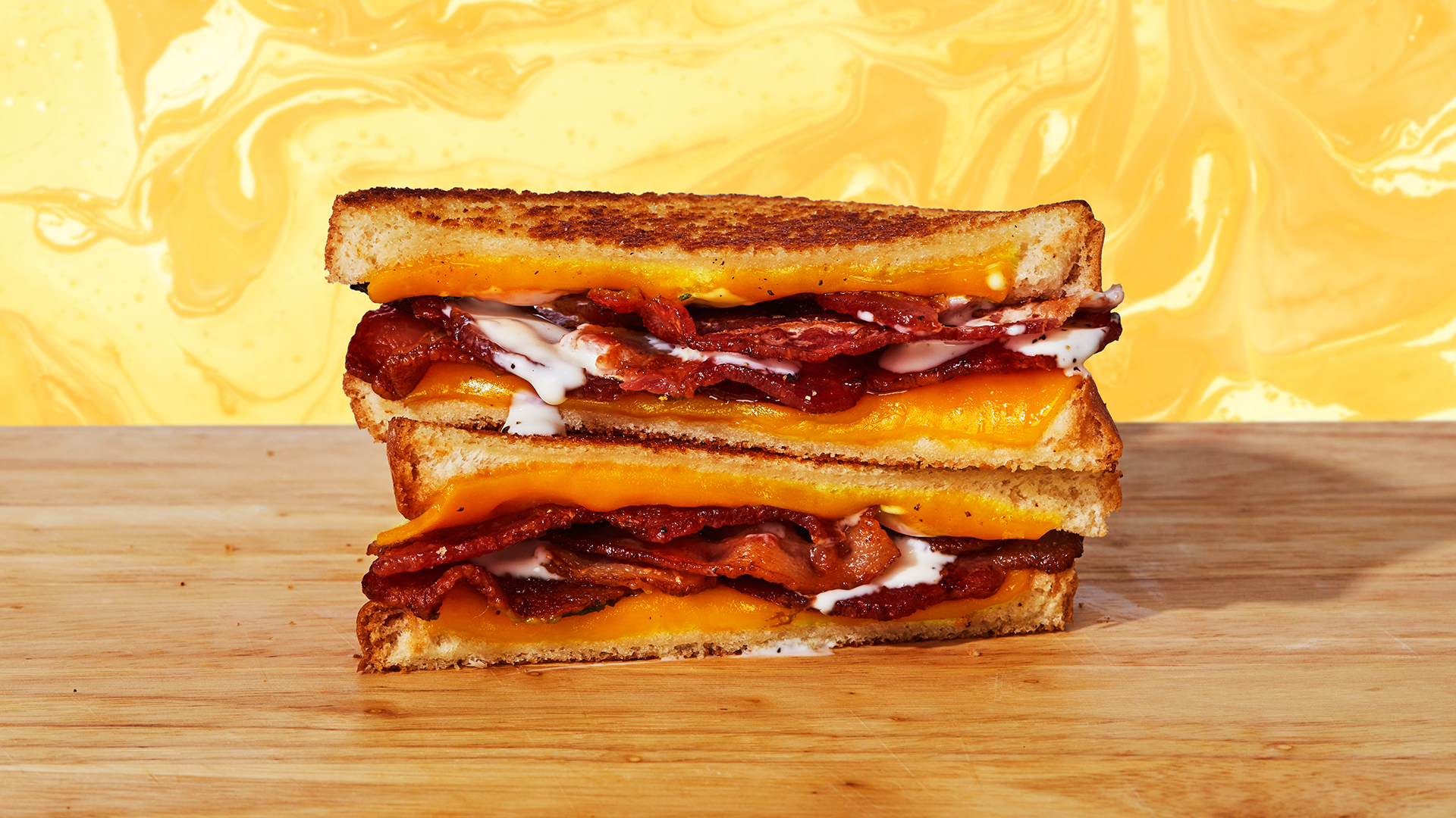 Order Bacon Cheddar Ranch Grilled Cheese food online from Grilled & Cheesy By Cafe Encore store, San Francisco on bringmethat.com