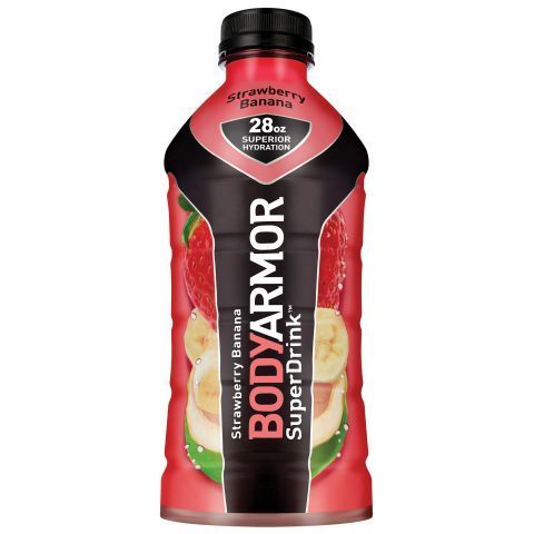 Order BODYARMOR Sports Drink, Strawberry Banana 28oz food online from 7-Eleven store, Mint Hill on bringmethat.com