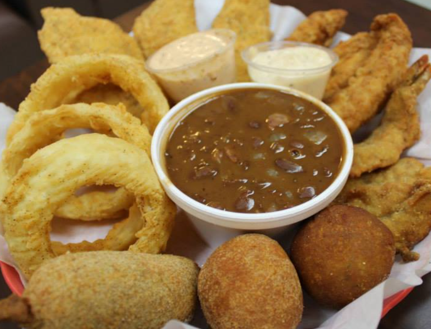Order Seafood Platter food online from Louisiana Fish House store, Houston on bringmethat.com