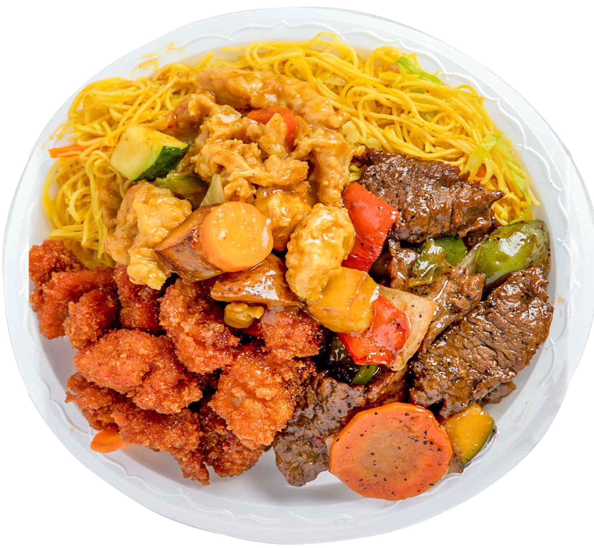 Order 1 Side & 3 Entrees food online from Oriental Pho store, Raleigh on bringmethat.com