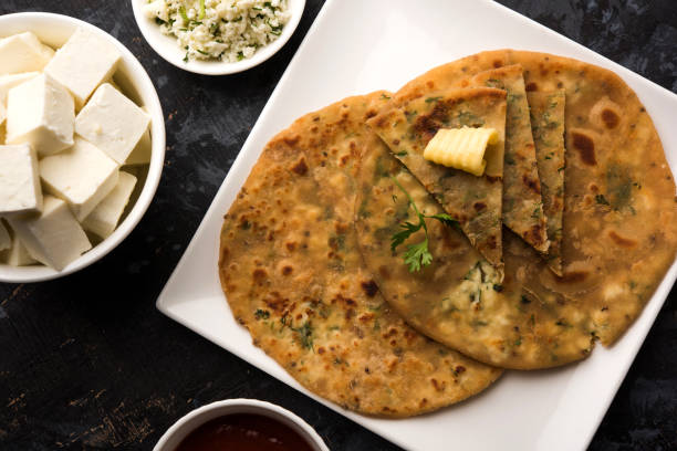 Order Paneer Paratha food online from Sunlight Indian Cuisine store, Ceres on bringmethat.com