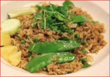 Order 74. Veggie Fried Rice food online from Sa-Bai Thong Thai Cuisine store, Madison on bringmethat.com