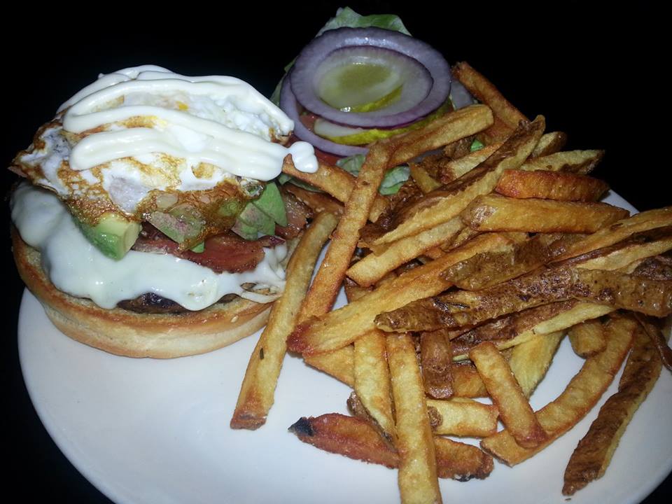 Order Mexican Border Burger food online from Output Lounge & Sports Bar store, Chicago on bringmethat.com