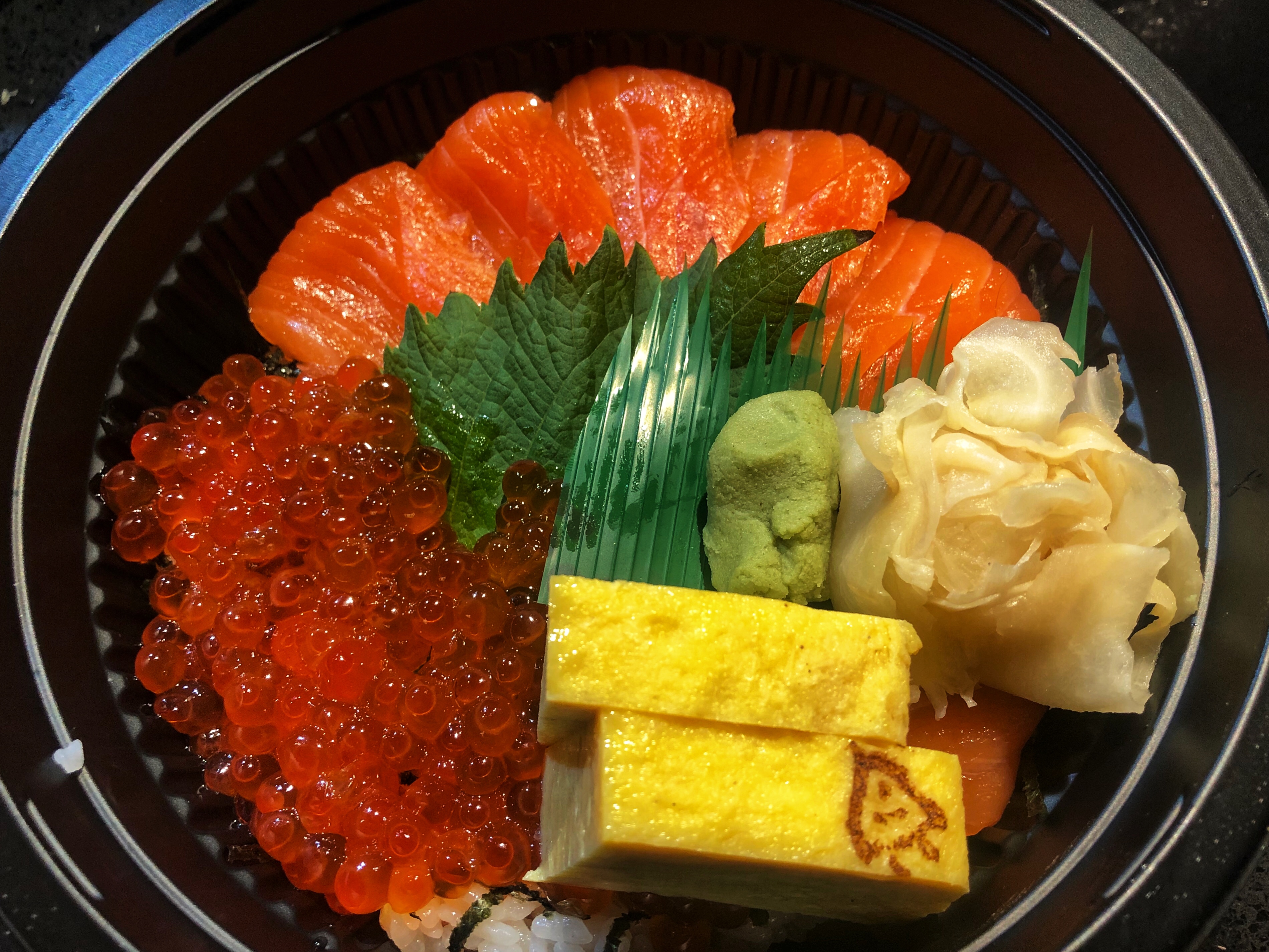 Order Salmon Ikura Don food online from Inase Sushi store, New York on bringmethat.com