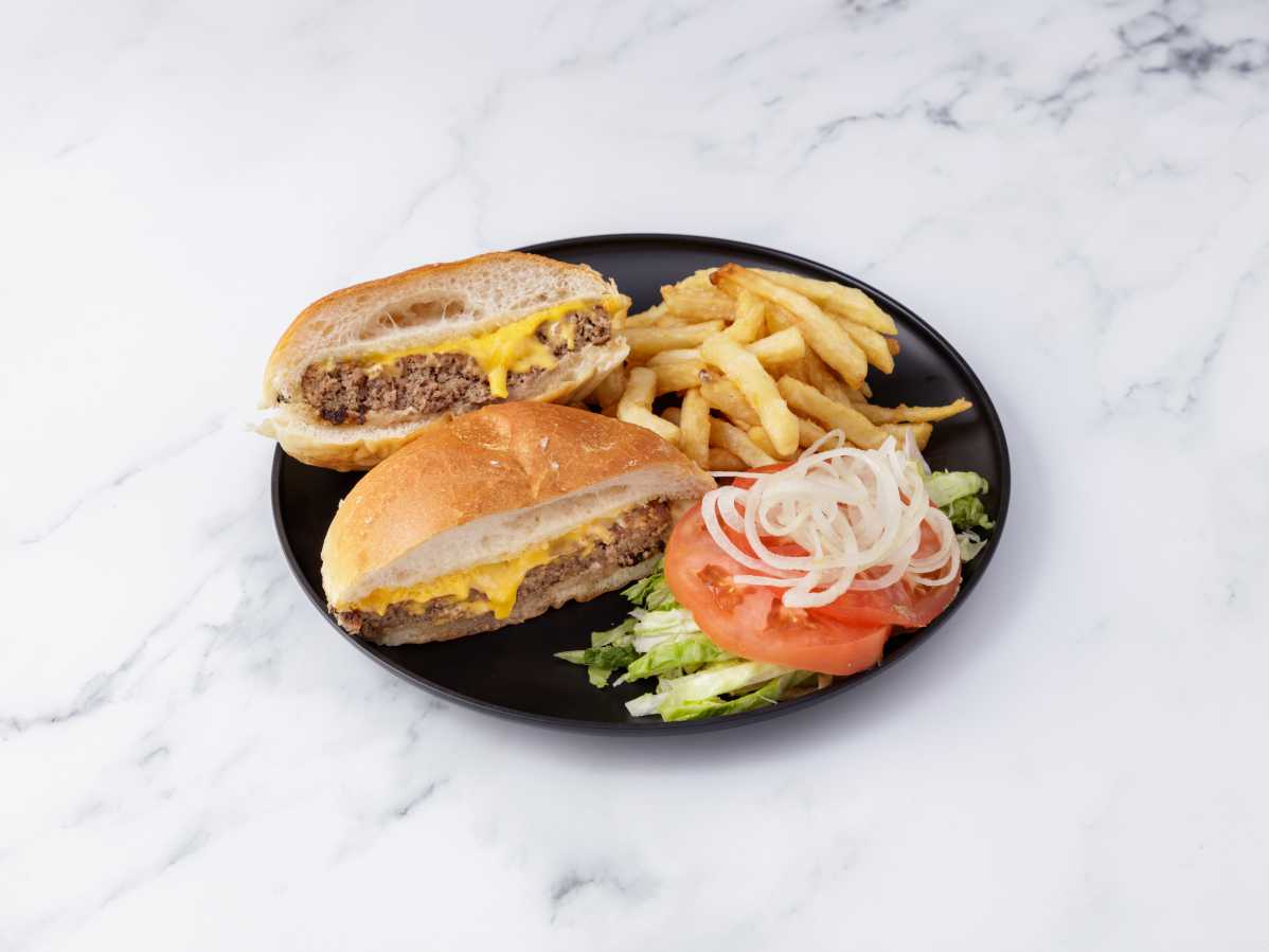 Order Cheeseburger food online from Nunzio's Pizzeria store, Iselin on bringmethat.com