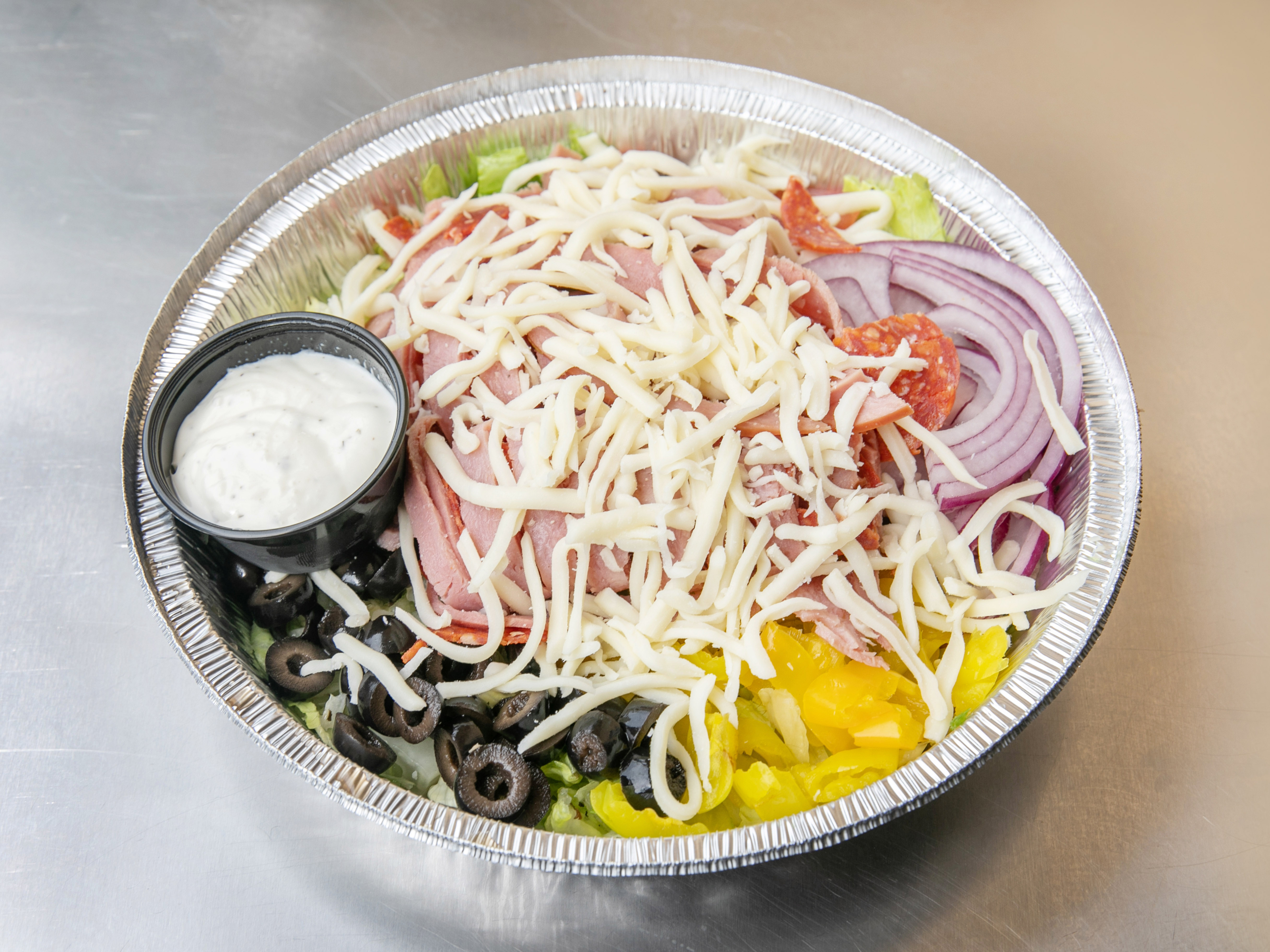 Order Antipasto Salad food online from Tito's Pizza & Kebab store, Columbus on bringmethat.com