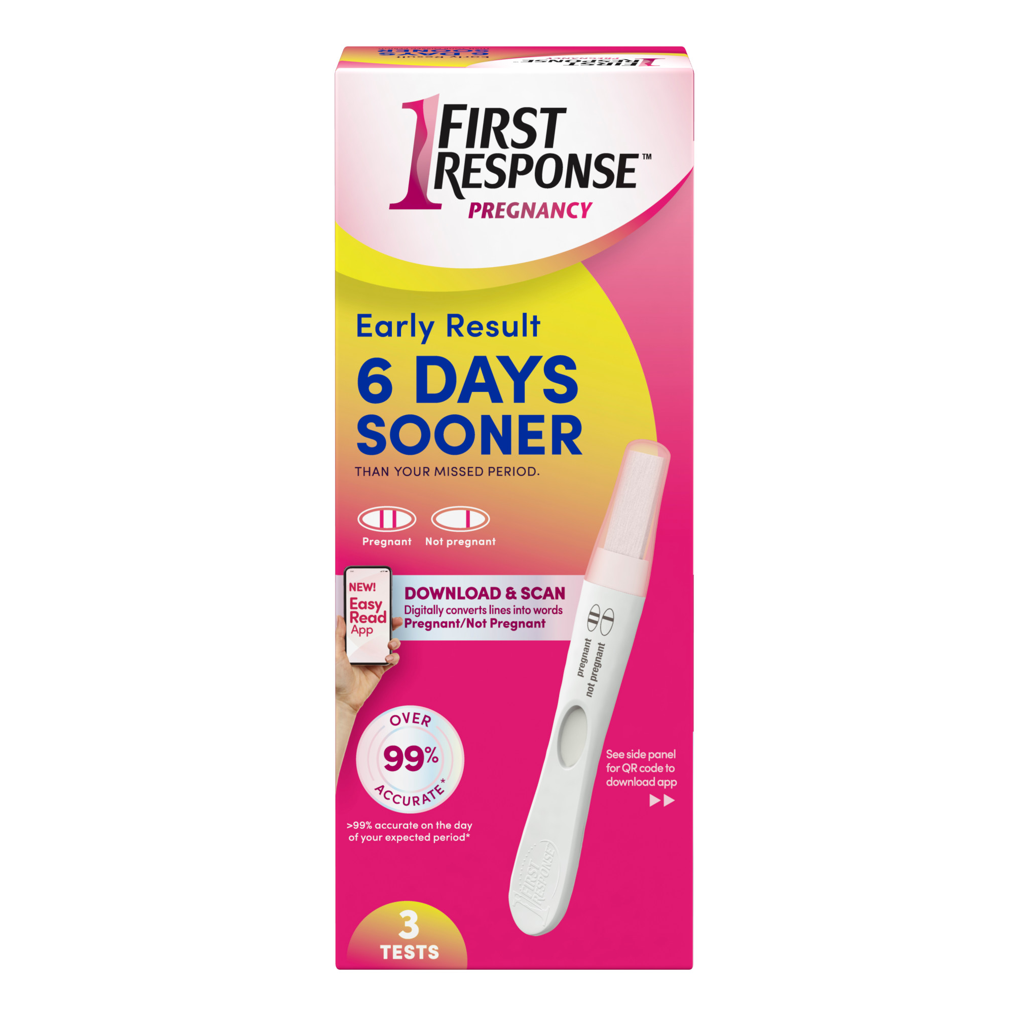 Order First Response Pregnancy Test, Early Result - 3 ct food online from Rite Aid store, REEDLEY on bringmethat.com