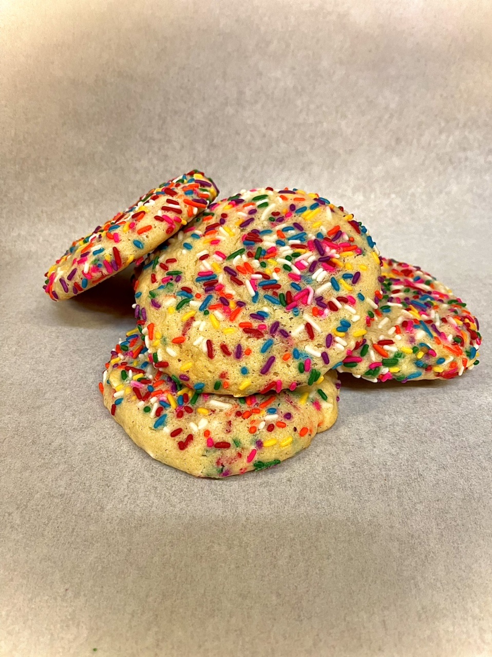 Order Funfetti White Chocolate Cookie food online from An Xuyen Bakery store, Portland on bringmethat.com